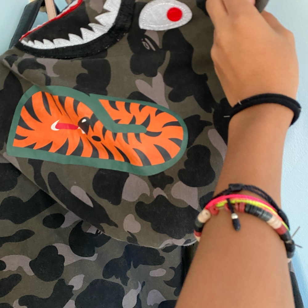 Bape hoodie full zip up
